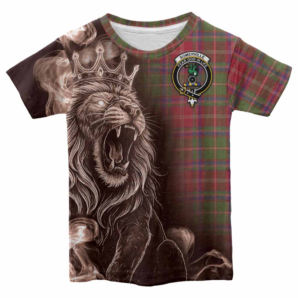 Somerville Tartan Kid T-shirt Roaring Lion Heritage
