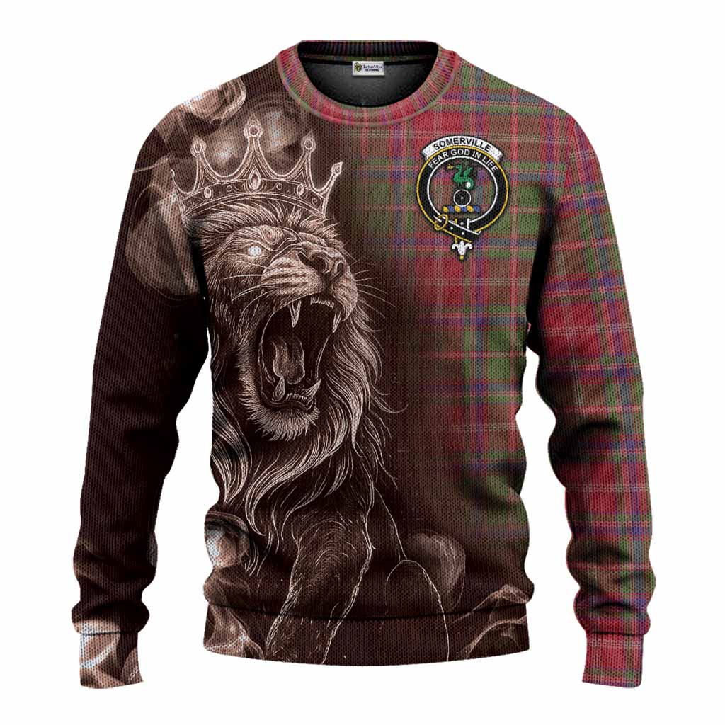 Somerville Tartan Knitted Sweater Roaring Lion Heritage