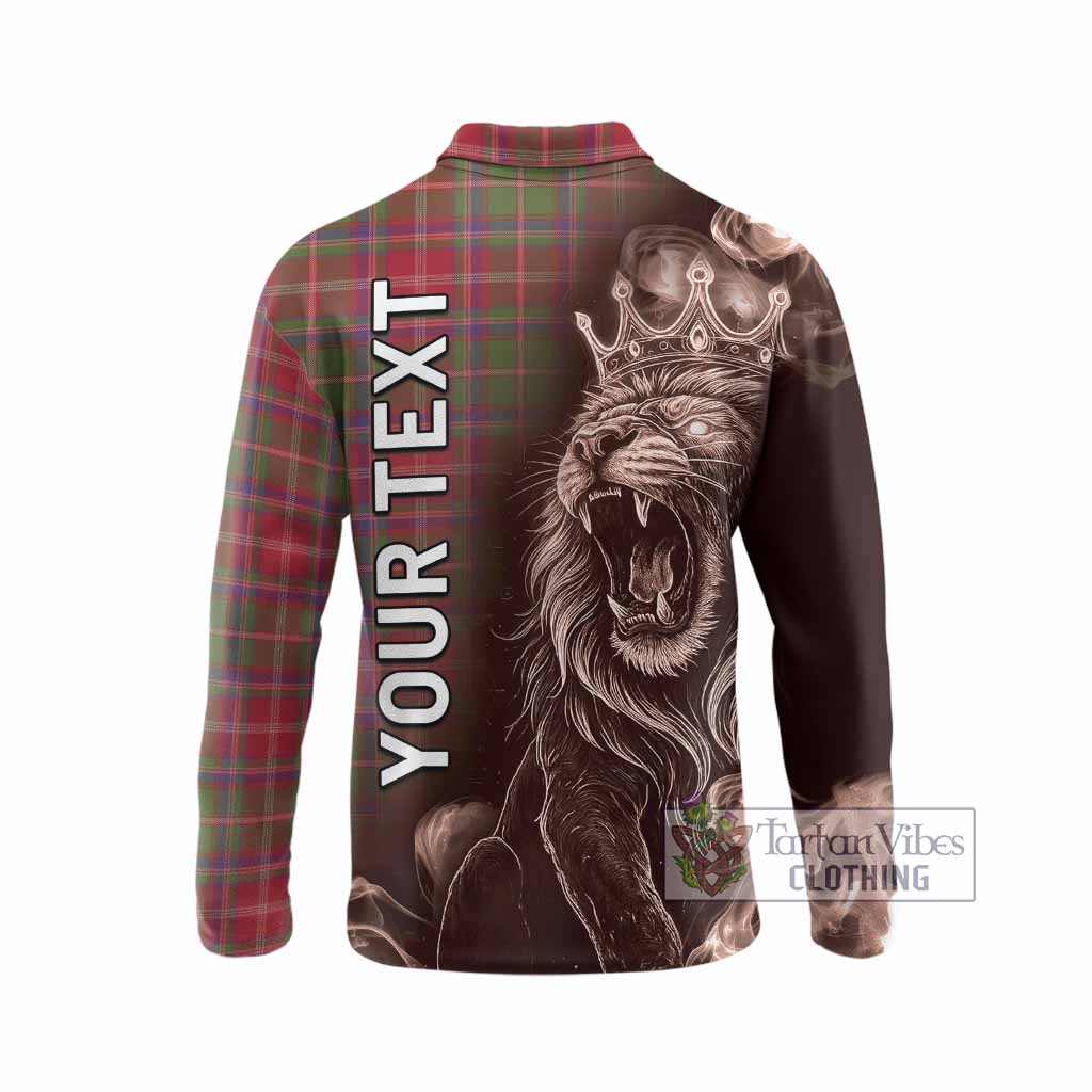 Somerville Tartan Long Sleeve Polo Shirt Roaring Lion Heritage