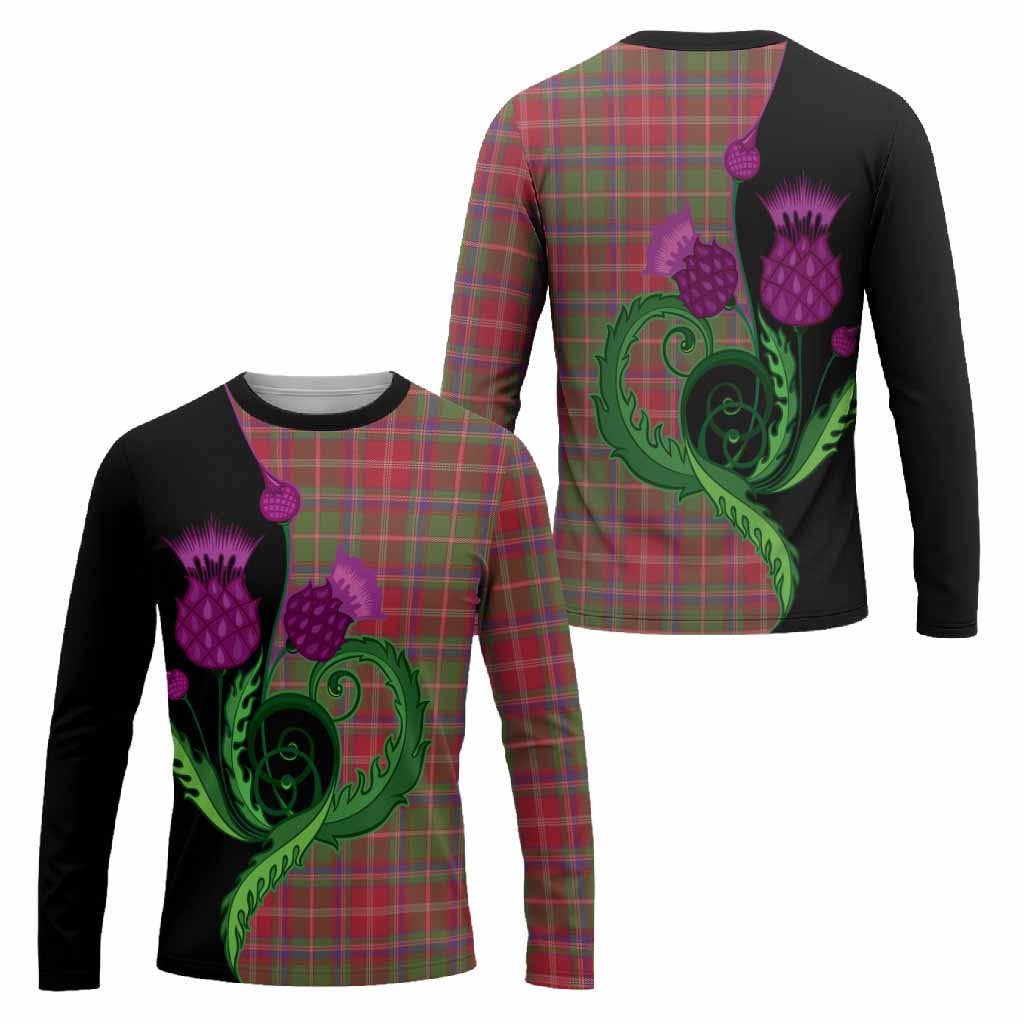 Somerville Tartan Long Sleeve T-Shirt Traditional Scottish Thistle