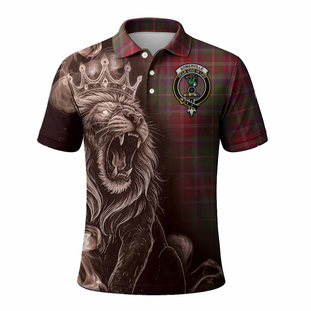 Somerville Tartan Polo Shirt Roaring Lion Heritage