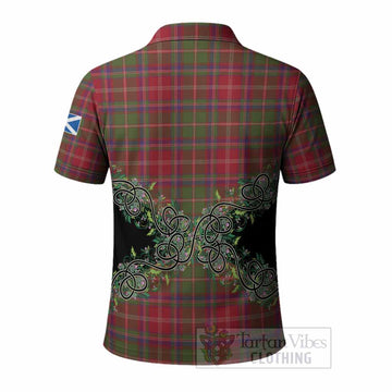 Somerville Tartan Polo Shirt Thistle Scottish Spirit