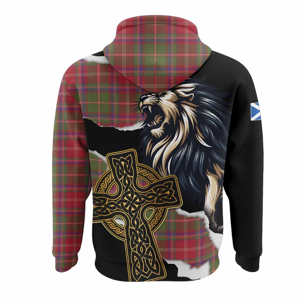 Somerville Tartan Scottish Hoodie Lion Celtic Heritage