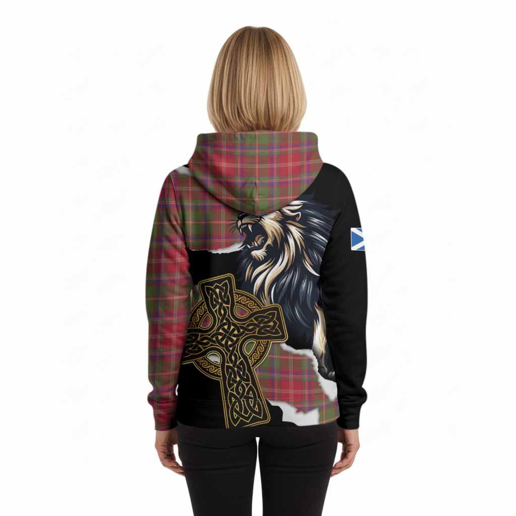 Somerville Tartan Scottish Hoodie Lion Celtic Heritage