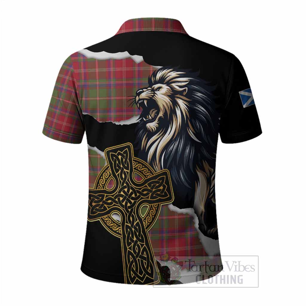 Somerville Tartan Scottish Polo Shirt Lion Celtic Heritage