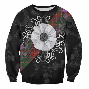 Somerville Tartan Sweatshirt Jacobite White Rose Unisex - Tartan Vibes Clothing