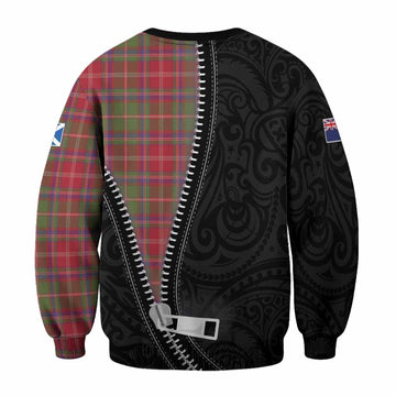 Somerville Tartan Sweatshirt New Zealand Pattern Unique Zipper Stylized