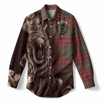 Somerville Tartan Women Casual Shirt Roaring Lion Heritage