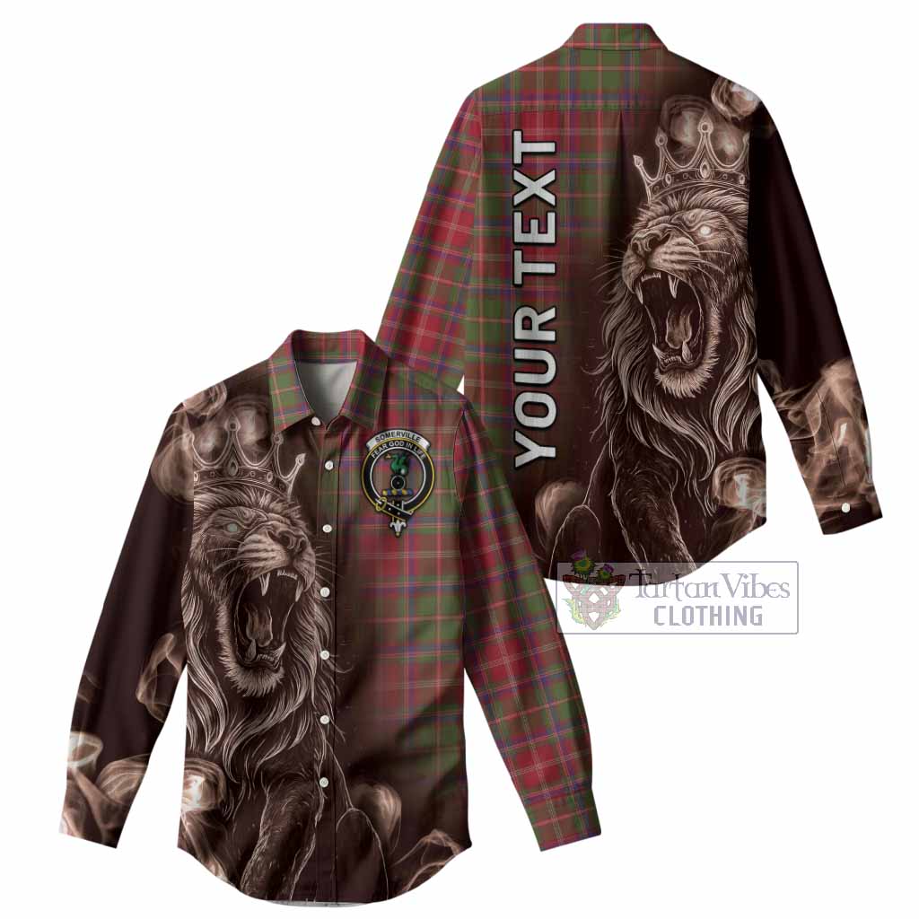 Somerville Tartan Women Casual Shirt Roaring Lion Heritage