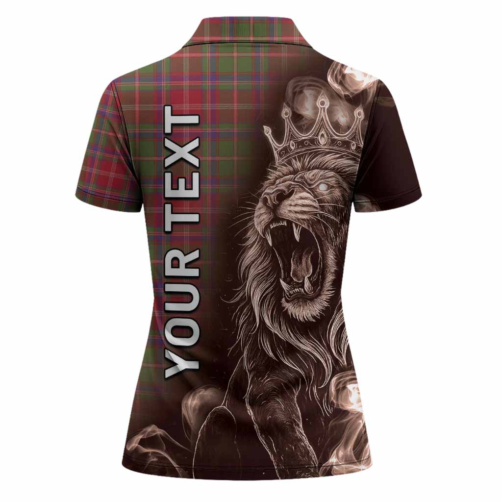 Somerville Tartan Women Polo Shirt Roaring Lion Heritage