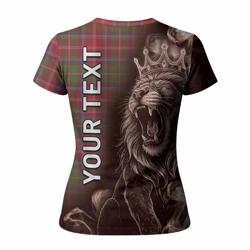 Somerville Tartan Women T shirt Roaring Lion Heritage
