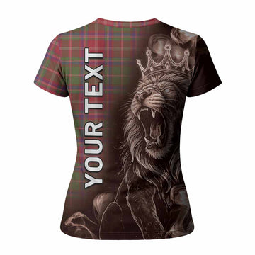Somerville Tartan Women T shirt Roaring Lion Heritage