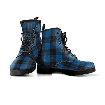 Sorbie Tartan Leather Boots