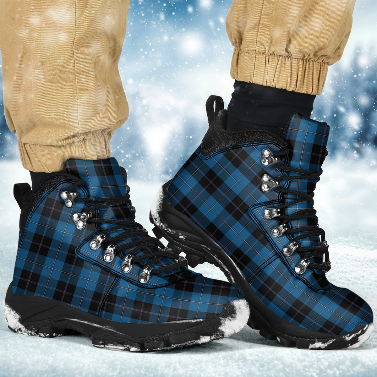 Sorbie Tartan Alpine Boots Men's Boots - Tartan Vibes Clothing