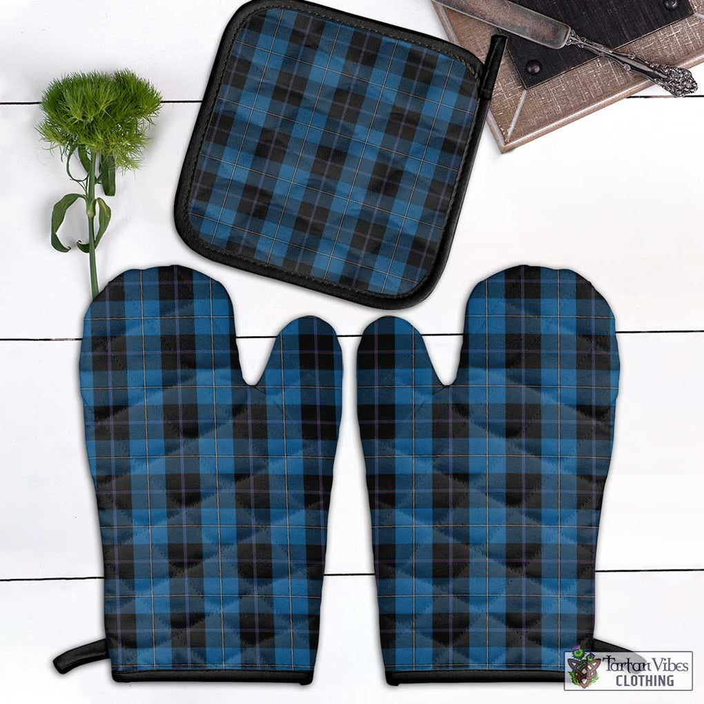 Sorbie Tartan Combo Oven Mitt & Pot-Holder Combo 1 Oven Mitt & 1 Pot-Holder Black - Tartan Vibes Clothing