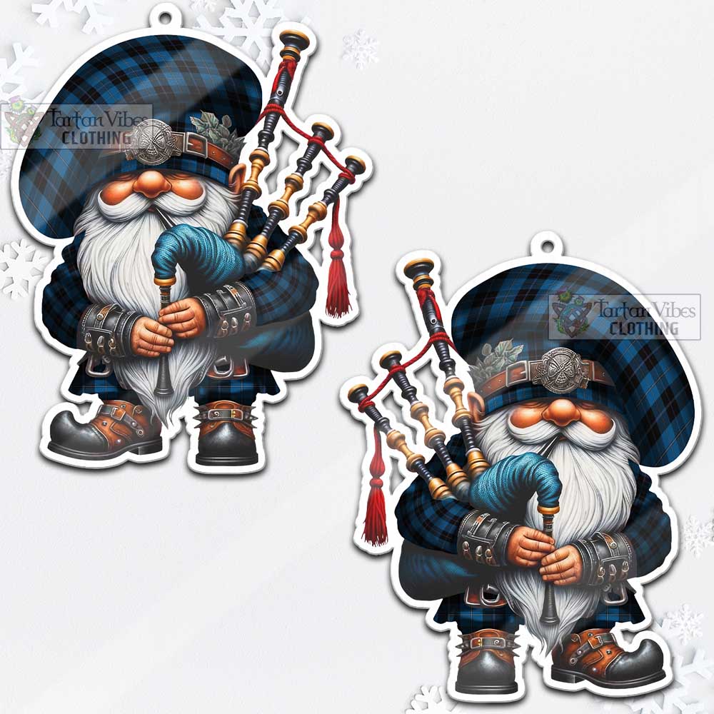 Sorbie Tartan Bagpiper Gnome Christmas Ornament - Tartan Vibes Clothing