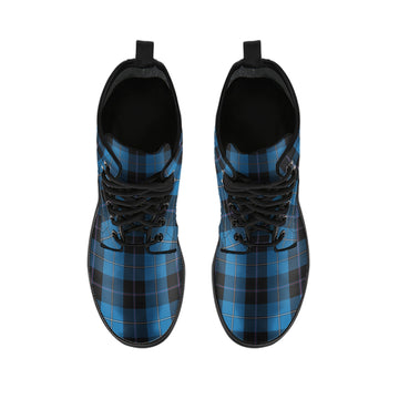Sorbie Tartan Leather Boots