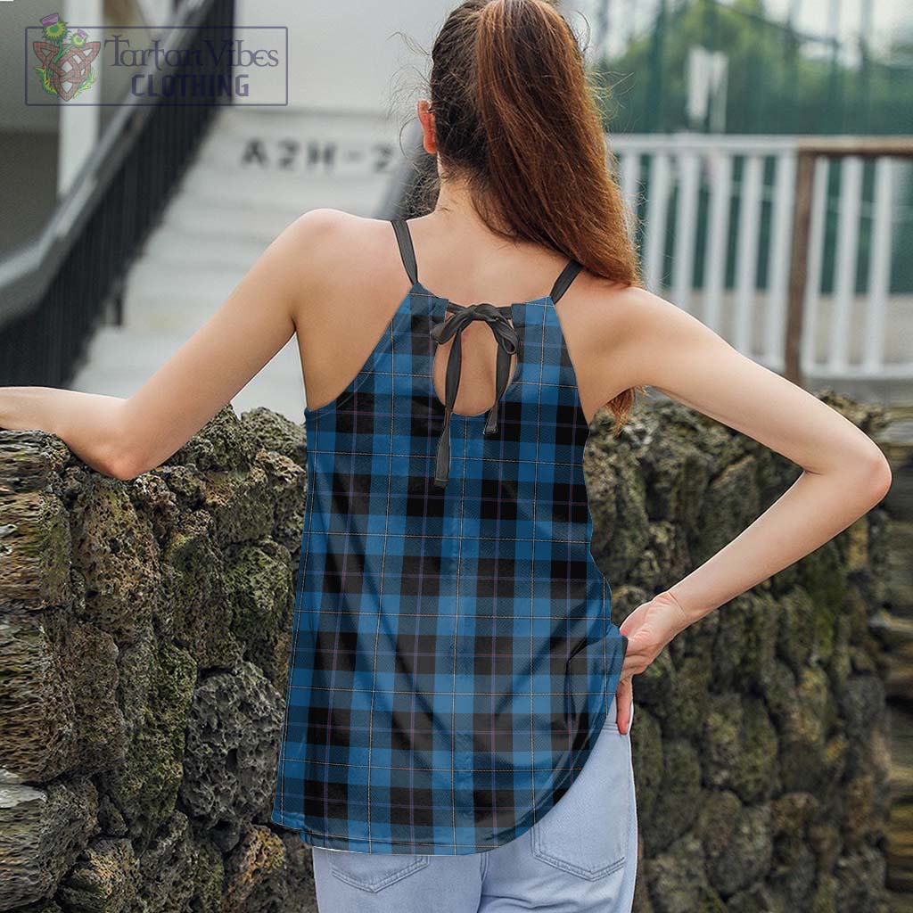 Sorbie Tartan Loose Halter Neck Camisole - Tartan Vibes Clothing