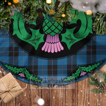 Sorbie Tartan Christmas Tree Skirt Scottish Thistle Style