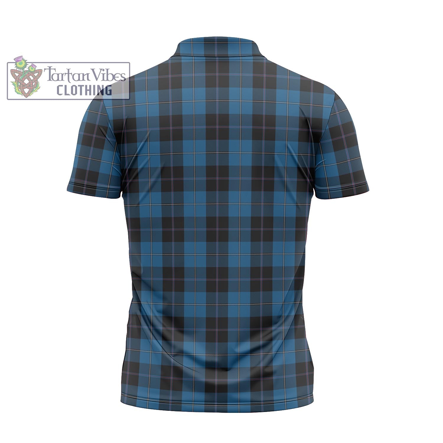 Tartan Vibes Clothing Sorbie Tartan Zipper Polo Shirt
