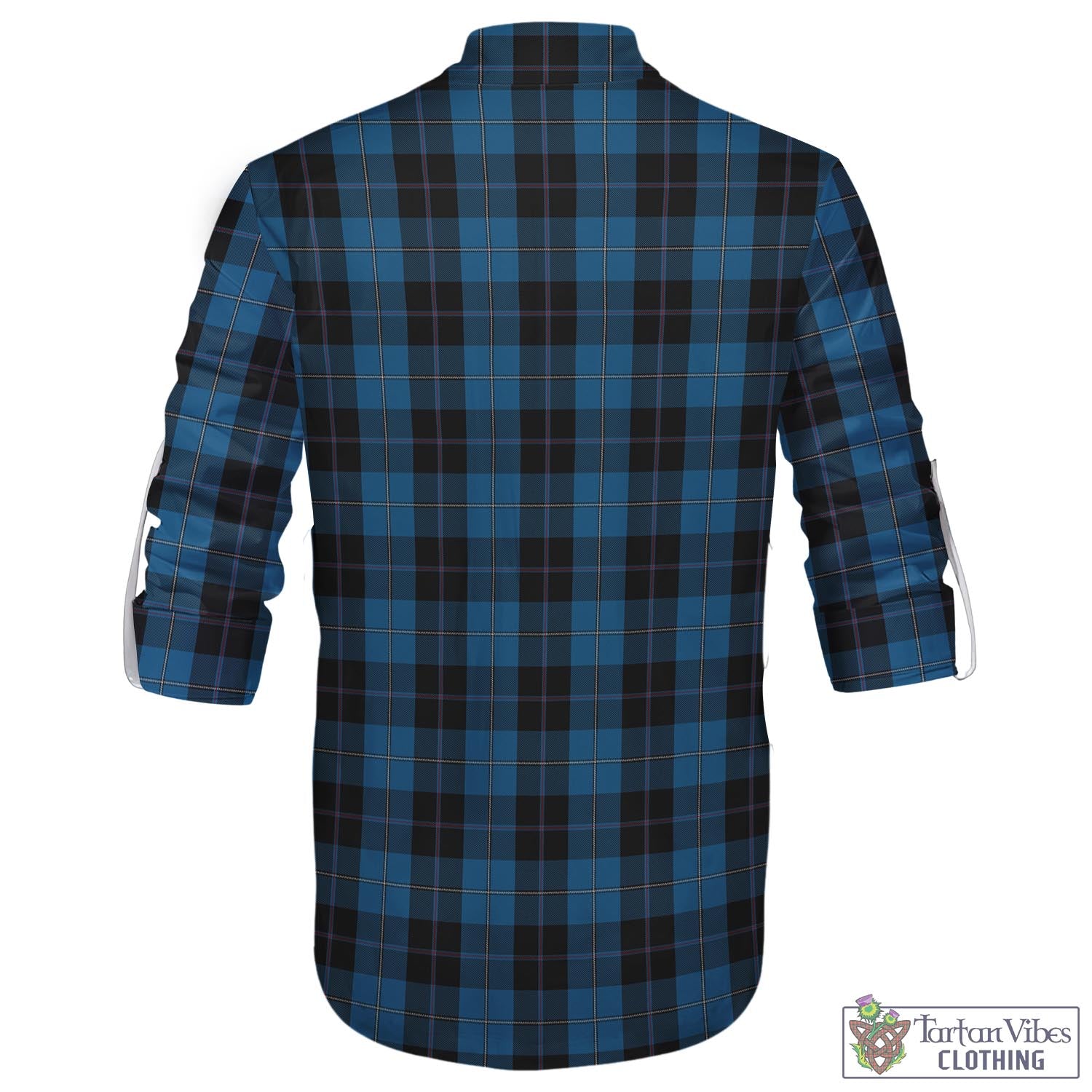 Tartan Vibes Clothing Sorbie Tartan Men's Scottish Traditional Jacobite Ghillie Kilt Shirt
