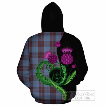 Sorbie Tartan Cotton Hoodie Traditional Scottish Thistle