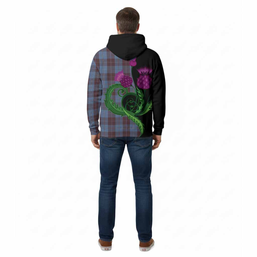 Sorbie Tartan Cotton Hoodie Traditional Scottish Thistle