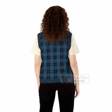 Sorbie Tartan Knitted V-Neck Vest