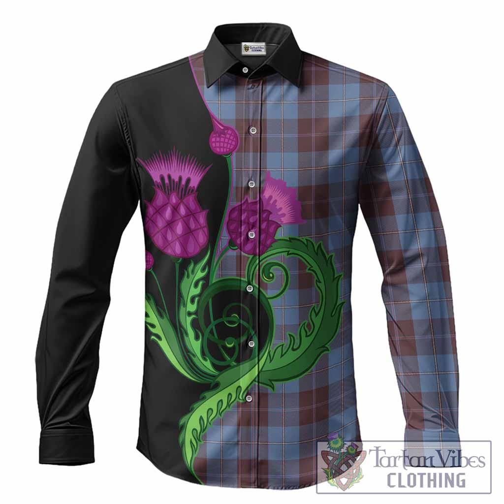 Sorbie Tartan Long Sleeve Button Shirts Traditional Scottish Thistle