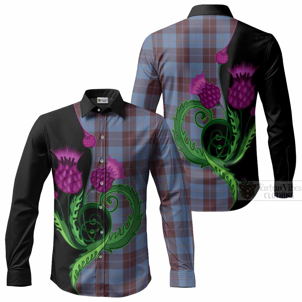 Sorbie Tartan Long Sleeve Button Shirts Traditional Scottish Thistle