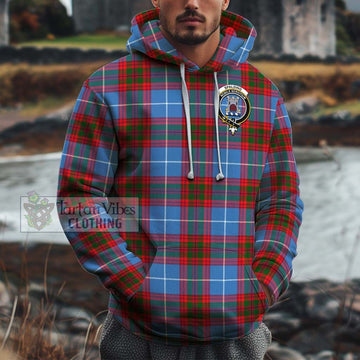 Spalding Tartan Cotton Hoodie with Family Crest Zip Hoodie - Tartan Vibes Clothing