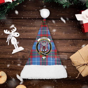 Spalding Tartan Christmas Santa Hats with Family Crest Christmas Hat S 20.5in (52cm) - Tartan Vibes Clothing