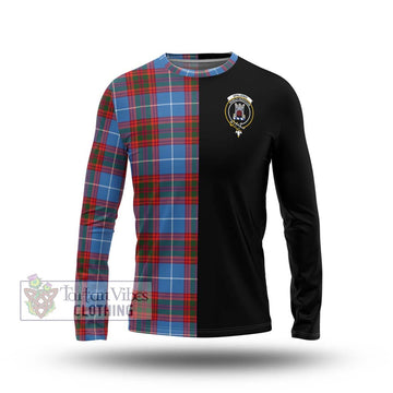 Spalding Tartan Long Sleeve T-Shirt with Family Crest and Half Of Me Style Unisex - Tartan Vibes Clothing