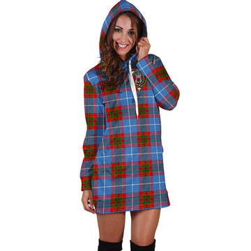 Spalding Tartan Hoodie Dress with Family Crest - Tartan Vibes Clothing