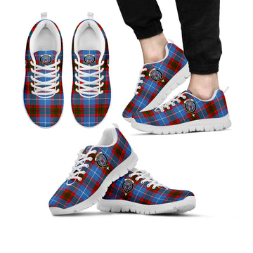 Spalding Tartan Sneakers with Family Crest