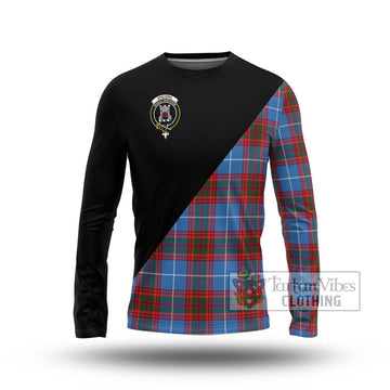Spalding Tartan Long Sleeve T-Shirt with Family Crest and Military Logo Style Unisex - Tartan Vibes Clothing