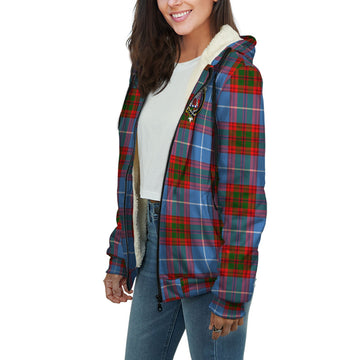 Spalding Tartan Sherpa Hoodie with Family Crest