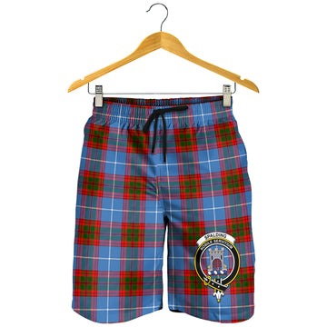 Spalding Tartan Mens Shorts with Family Crest