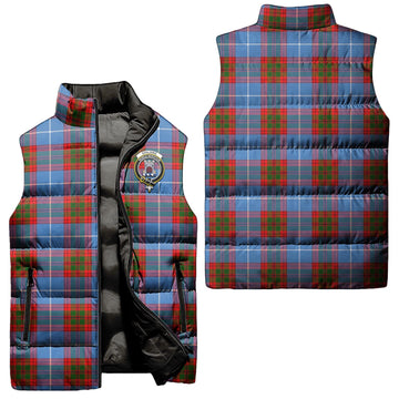 Spalding Tartan Sleeveless Puffer Jacket with Family Crest