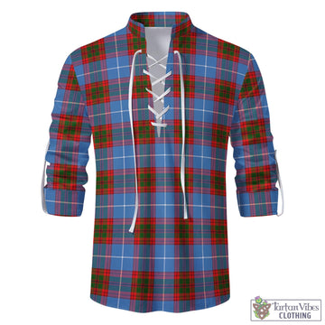 Spalding Tartan Men's Scottish Traditional Jacobite Ghillie Kilt Shirt - Tartan Vibes Clothing