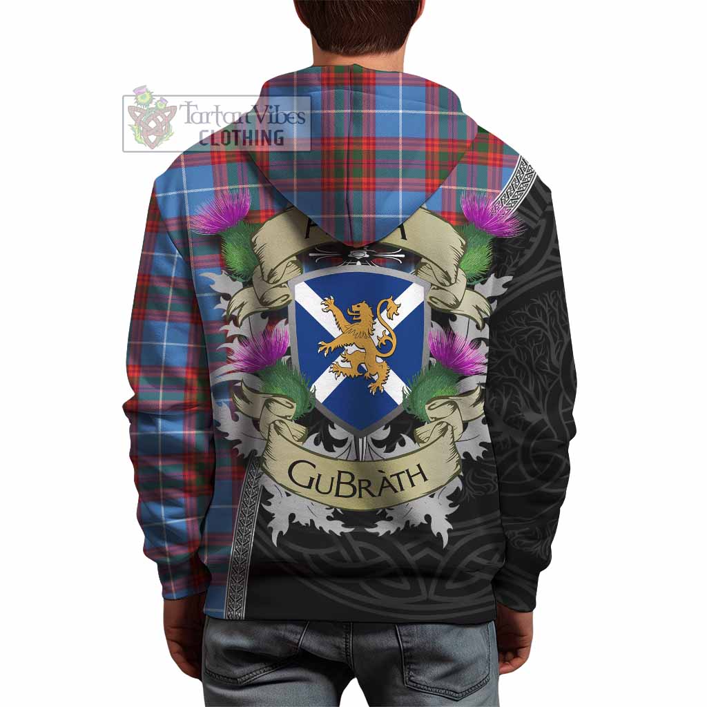 Spalding Tartan Family Crest Hoodie Lion Rampant Royal Thistle Shield Celtic Inspired - Tartan Vibes Clothing