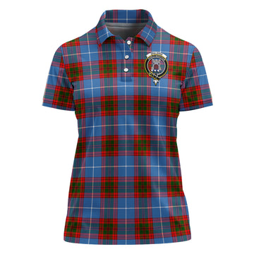 Spalding Tartan Polo Shirt with Family Crest For Women