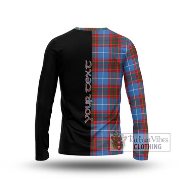 Spalding Tartan Long Sleeve T-Shirt with Family Crest and Half Of Me Style - Tartan Vibes Clothing