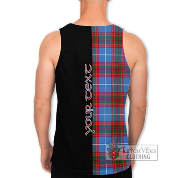 Spalding Tartan Men's Tank Top with Family Crest and Half Of Me Style - Tartan Vibes Clothing