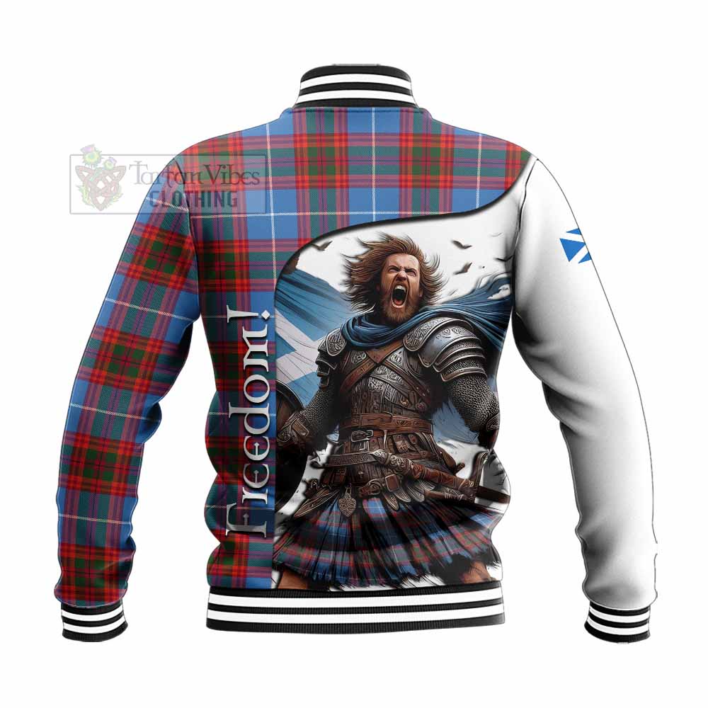Spalding Crest Tartan Baseball Jacket Inspired by the Freedom of Scottish Warrior - Tartan Vibes Clothing