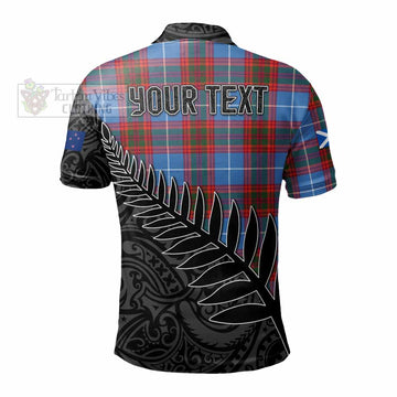 Spalding Crest Tartan Polo Shirt with New Zealand Silver Fern Half Style - Tartan Vibes Clothing