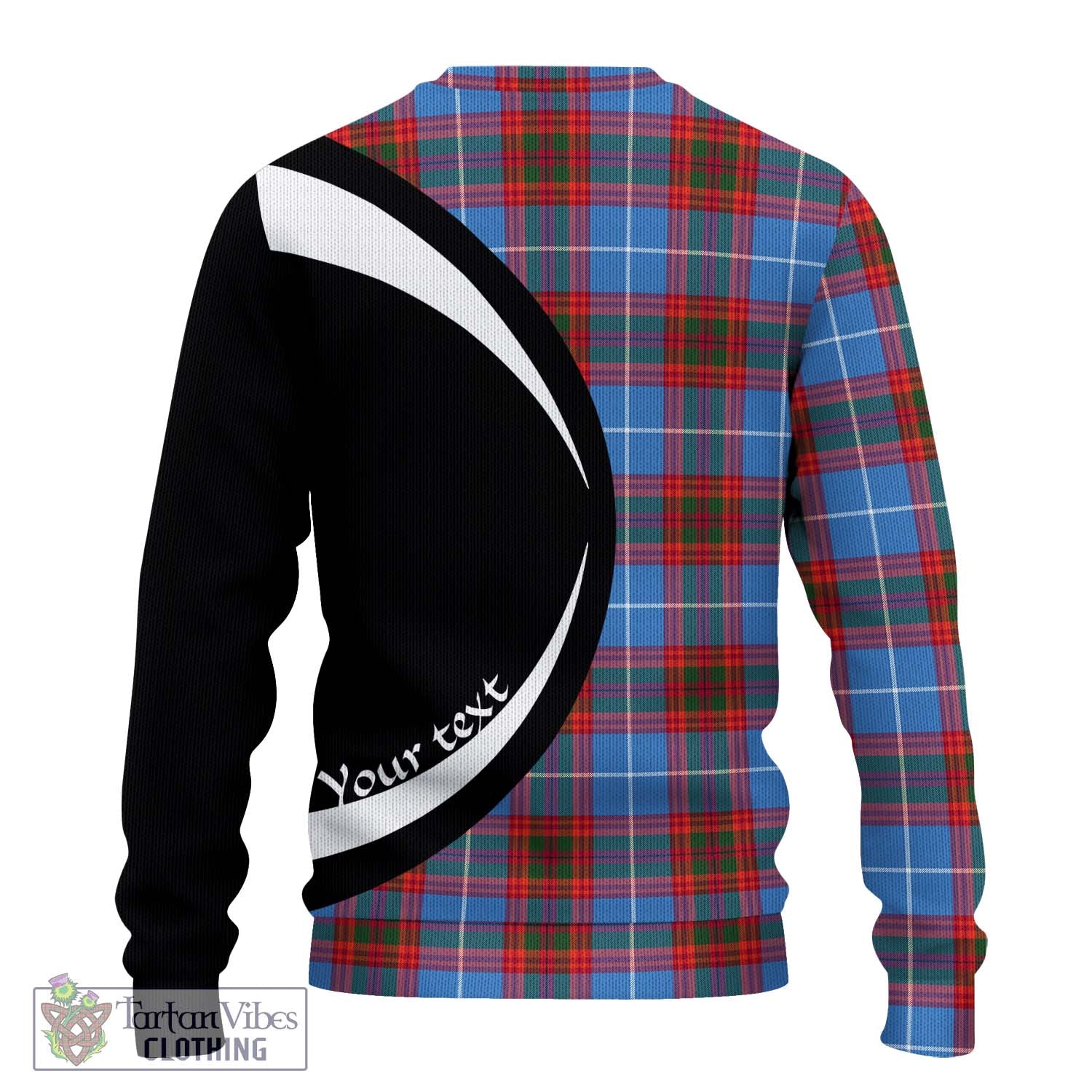 Spalding Tartan Ugly Sweater with Family Crest Circle Style - Tartan Vibes Clothing