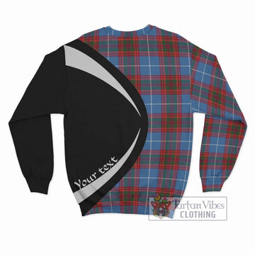 Spalding Tartan Sweatshirt with Family Crest Circle Style - Tartan Vibes Clothing