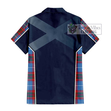 Spalding Tartan Hawaiian Shirt with Family Crest and Lion Rampant Vibes Sport Style - Tartan Vibes Clothing