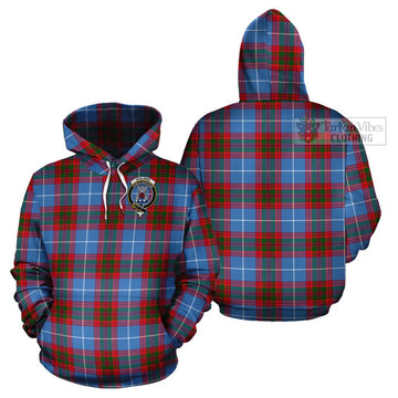 Spalding Tartan Cotton Hoodie with Family Crest - Tartan Vibes Clothing